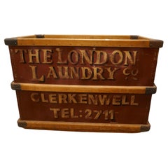 London Laundry Co. Industrial Trolley Cart   Great piece from the London Laundry
