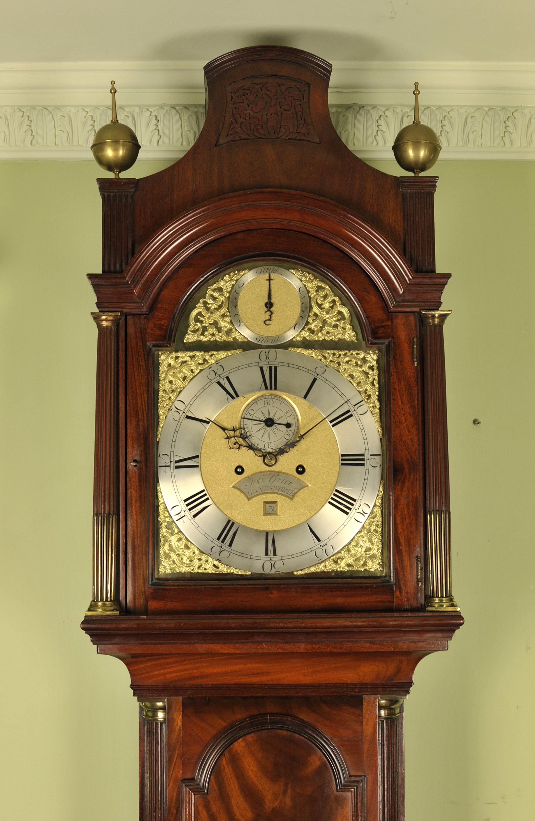 It is with great pleasure that I offer this very fine London made 18th century longcase clock of the very best quality which is in lovely original condition.
London clocks of this period are always of excellent quality as it was the capital city of