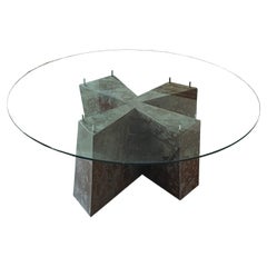 London Marble Coffee Table Brutalist Design Oxid Slate Joaquín Moll Meddel Spain