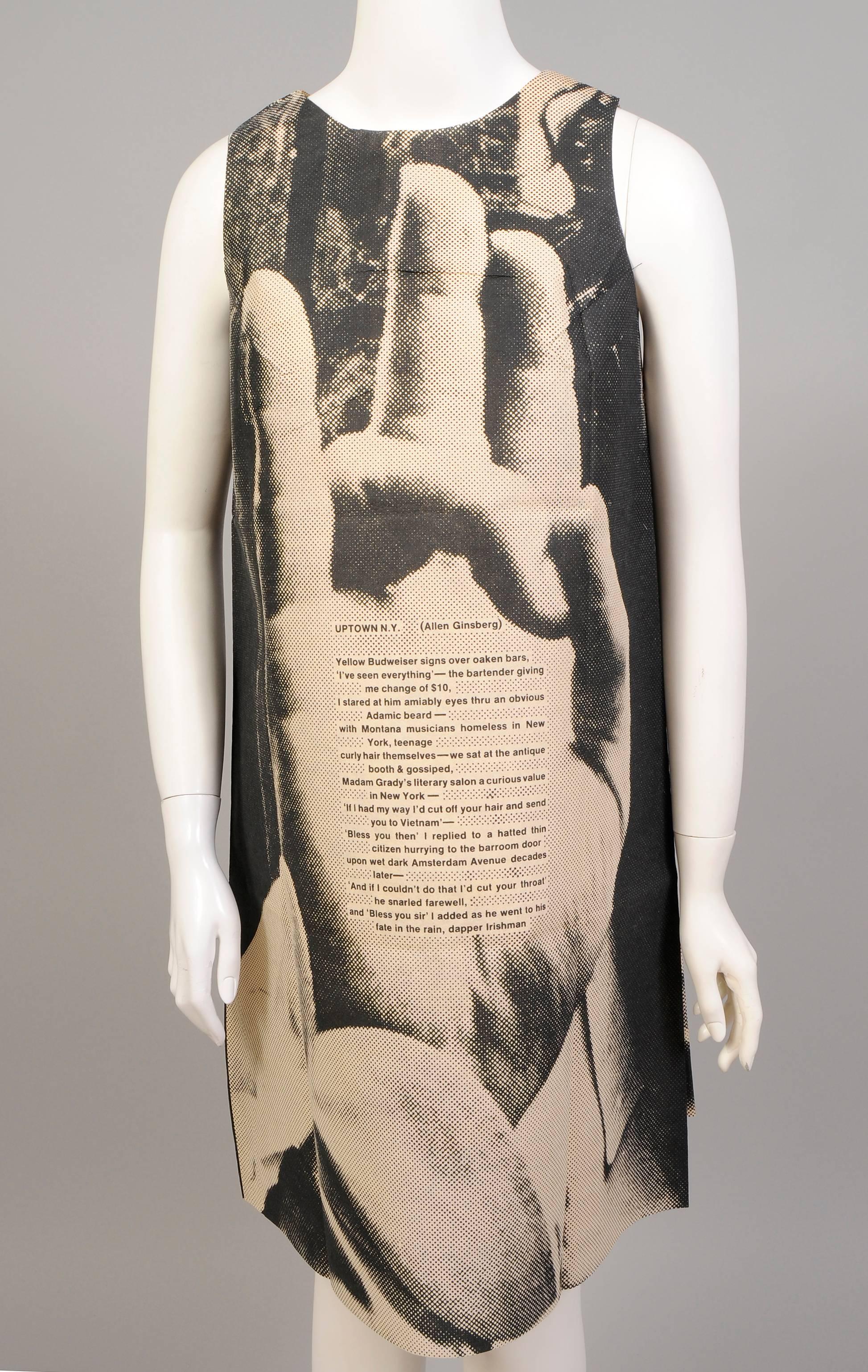 London Series 1st Edition Poster Dresses a Framed Set of All Five Paper Dresses For Sale 2