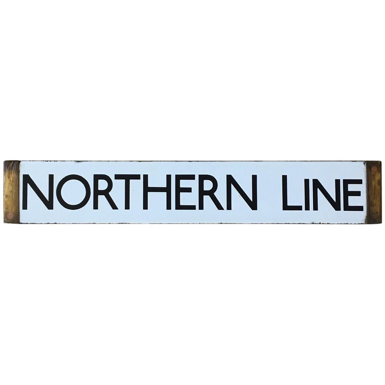 London Underground Tube Line Board 1938 Northern Line