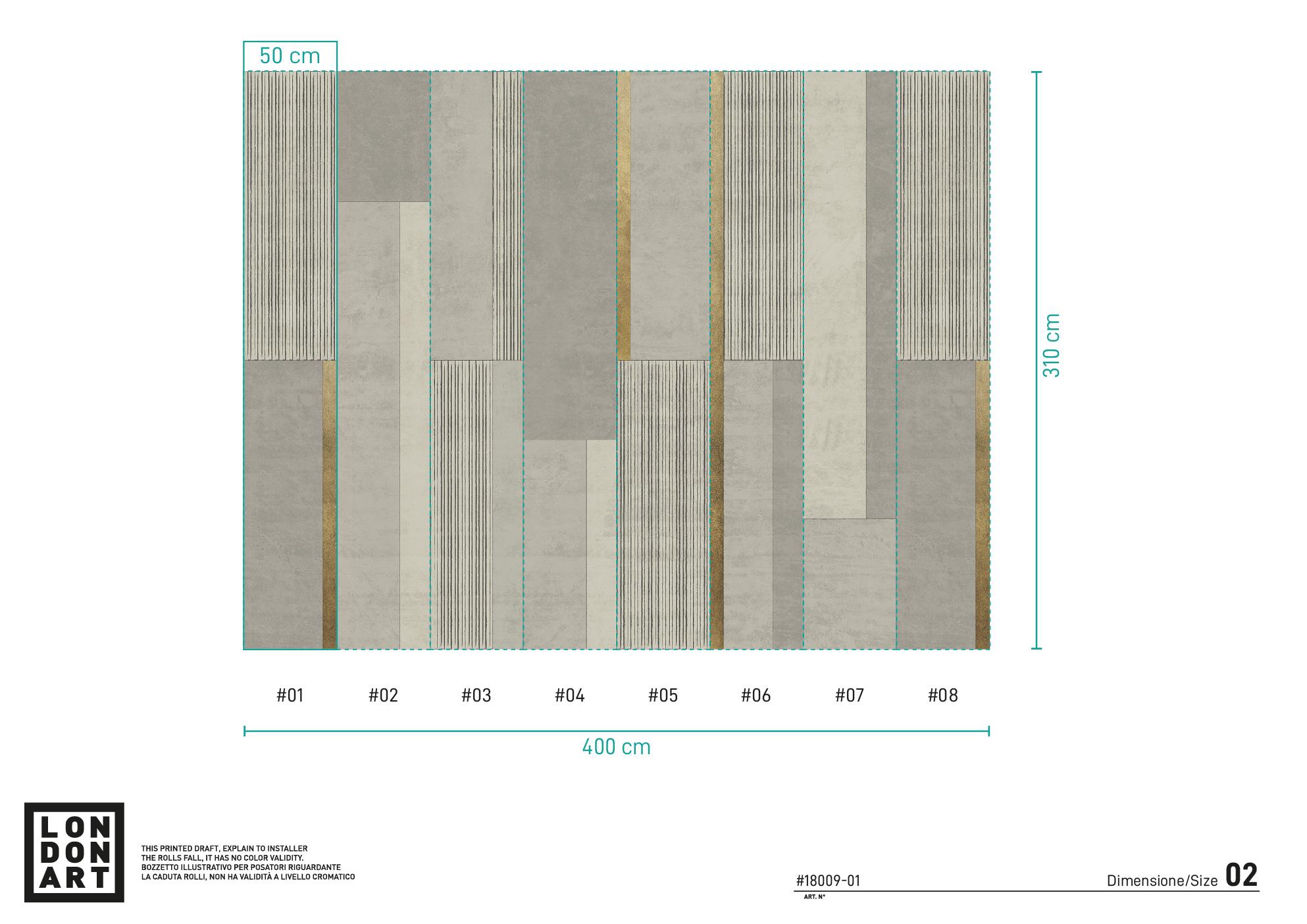 Italian LondonArt Exclusive Wallpaper, 18009-01 Dynasty For Sale