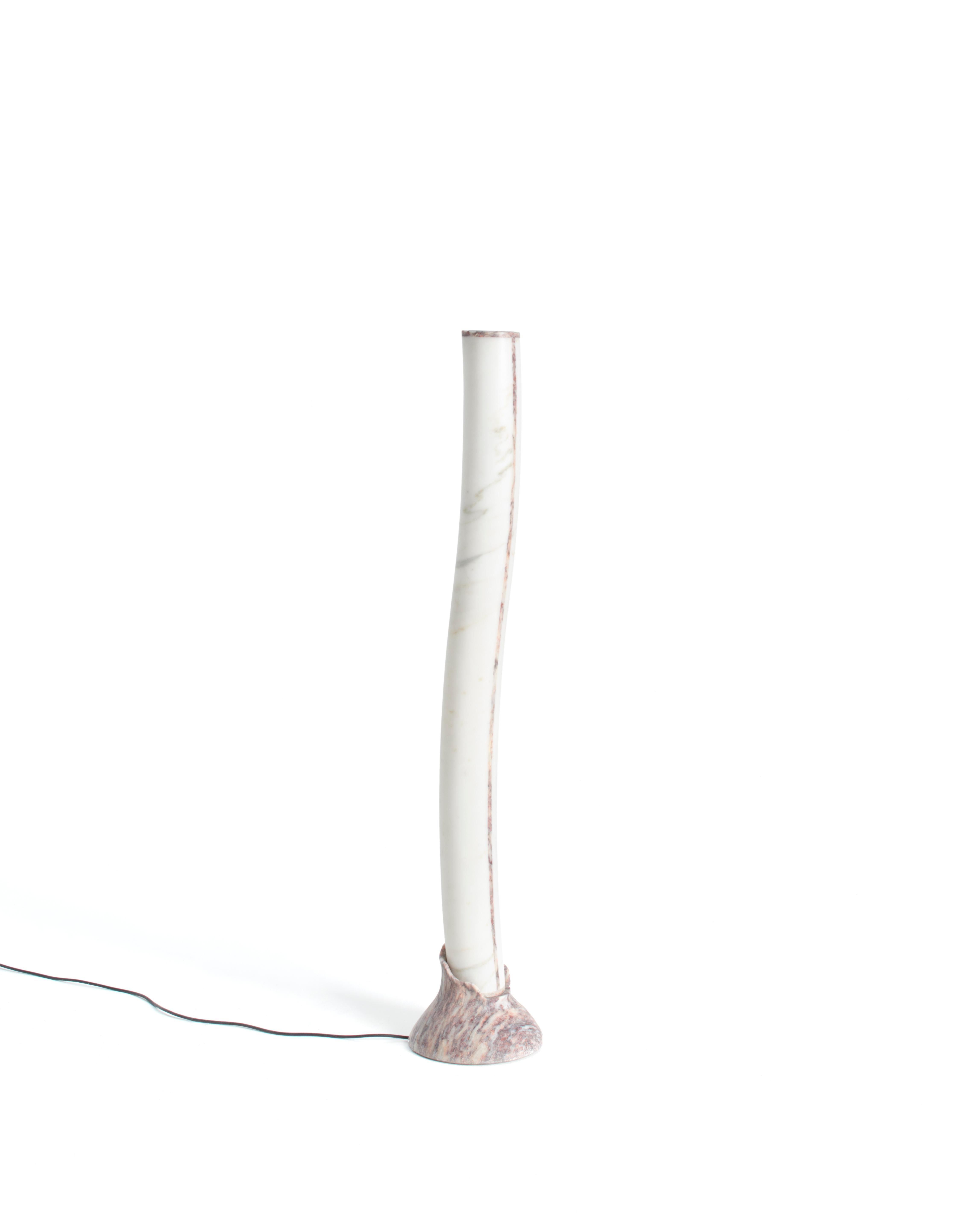New Modern Table Lamp in Marble, Creator Jacopo Simonetti Stock In New Condition For Sale In Milan, IT