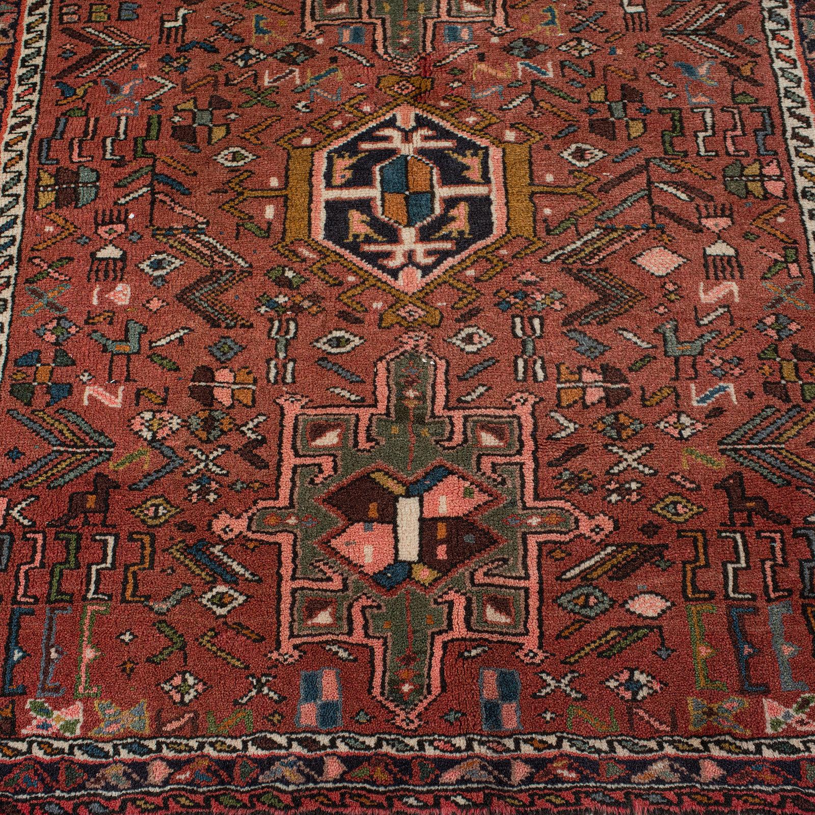 Long Vintage Karajar Runner, Persian, Entrance Hall, Carpet, Circa 1930 For Sale 1