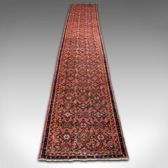 Vintage Malayer Runner, Persian, Hall, Rug, Carpet, 20th Century