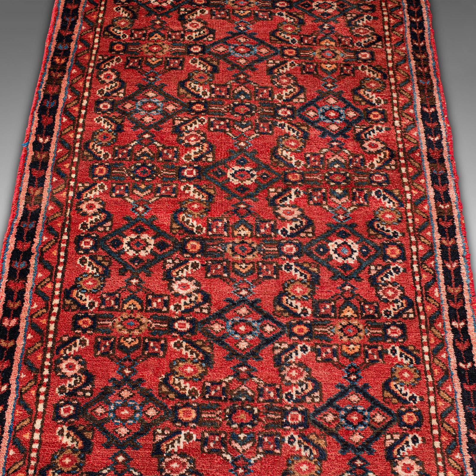 Vintage Malayer Runner, Persian, Hall, Rug, Carpet, 20th Century For Sale 4