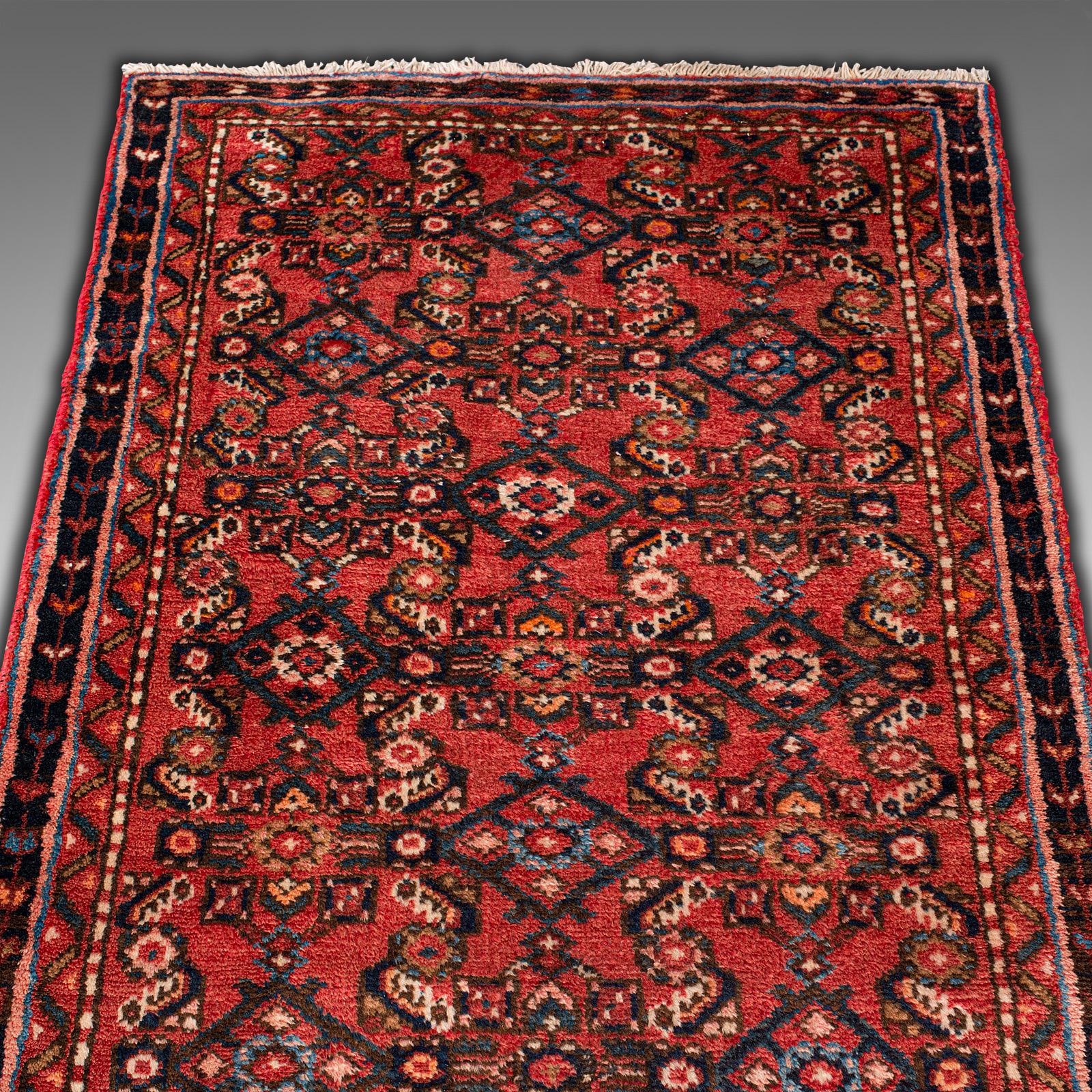 Vintage Malayer Runner, Persian, Hall, Rug, Carpet, 20th Century For Sale 5
