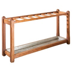 Long 19th century pine stick stand