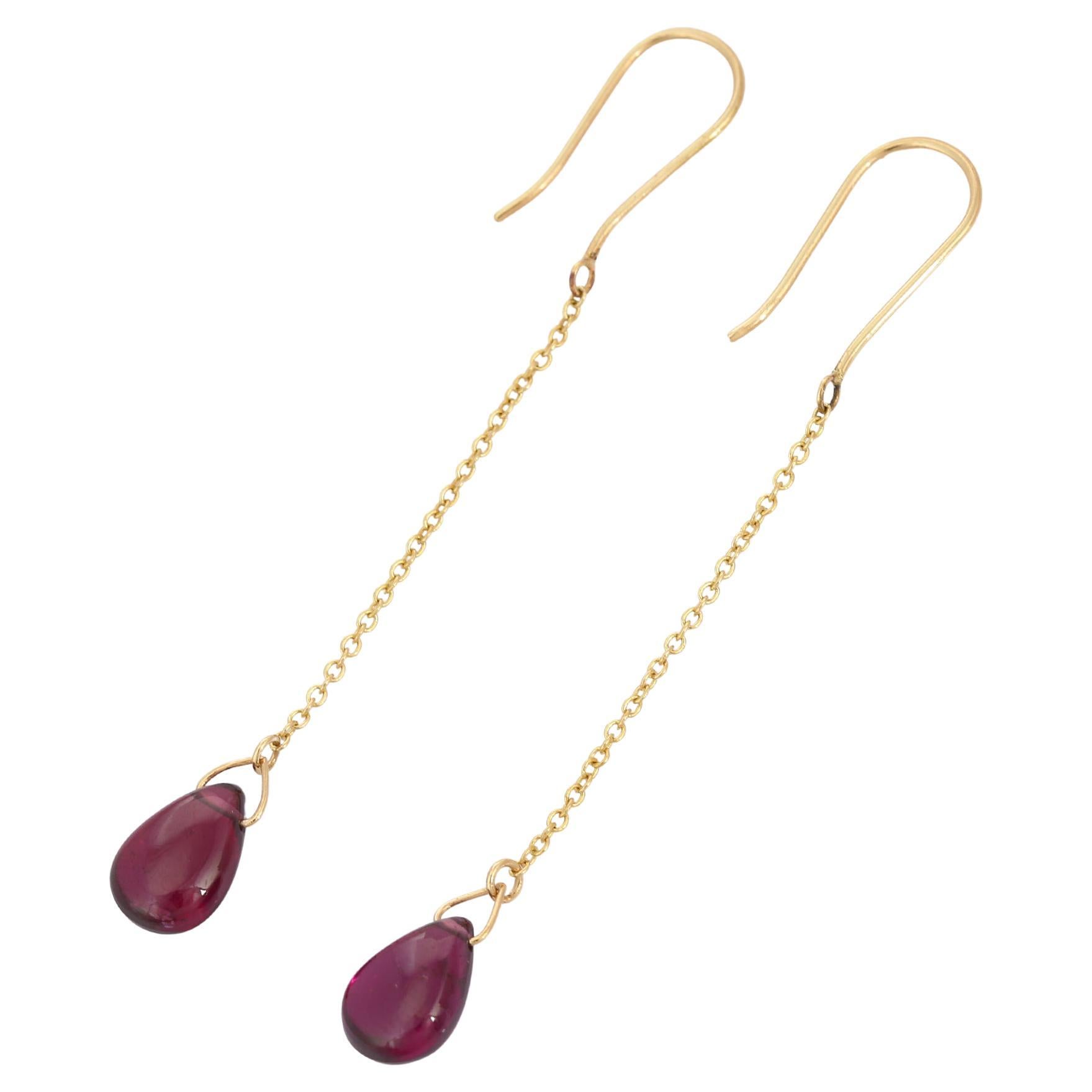 Cartier 18 Karat Yellow Gold Trinity Drop Dangle Earrings W Certificate COA at 1stDibs