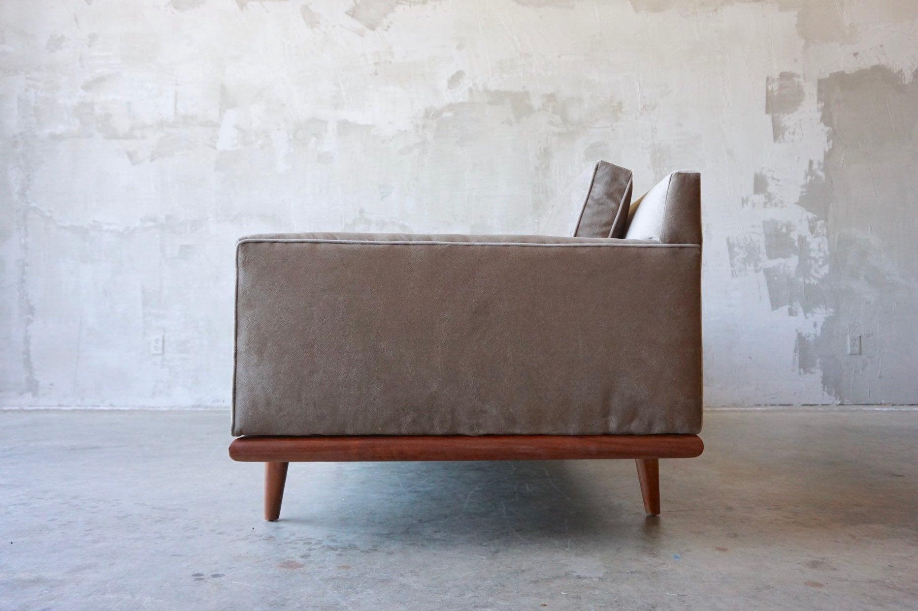 Long and Low Monteverdi-Young Sofa in Warm Grey 2