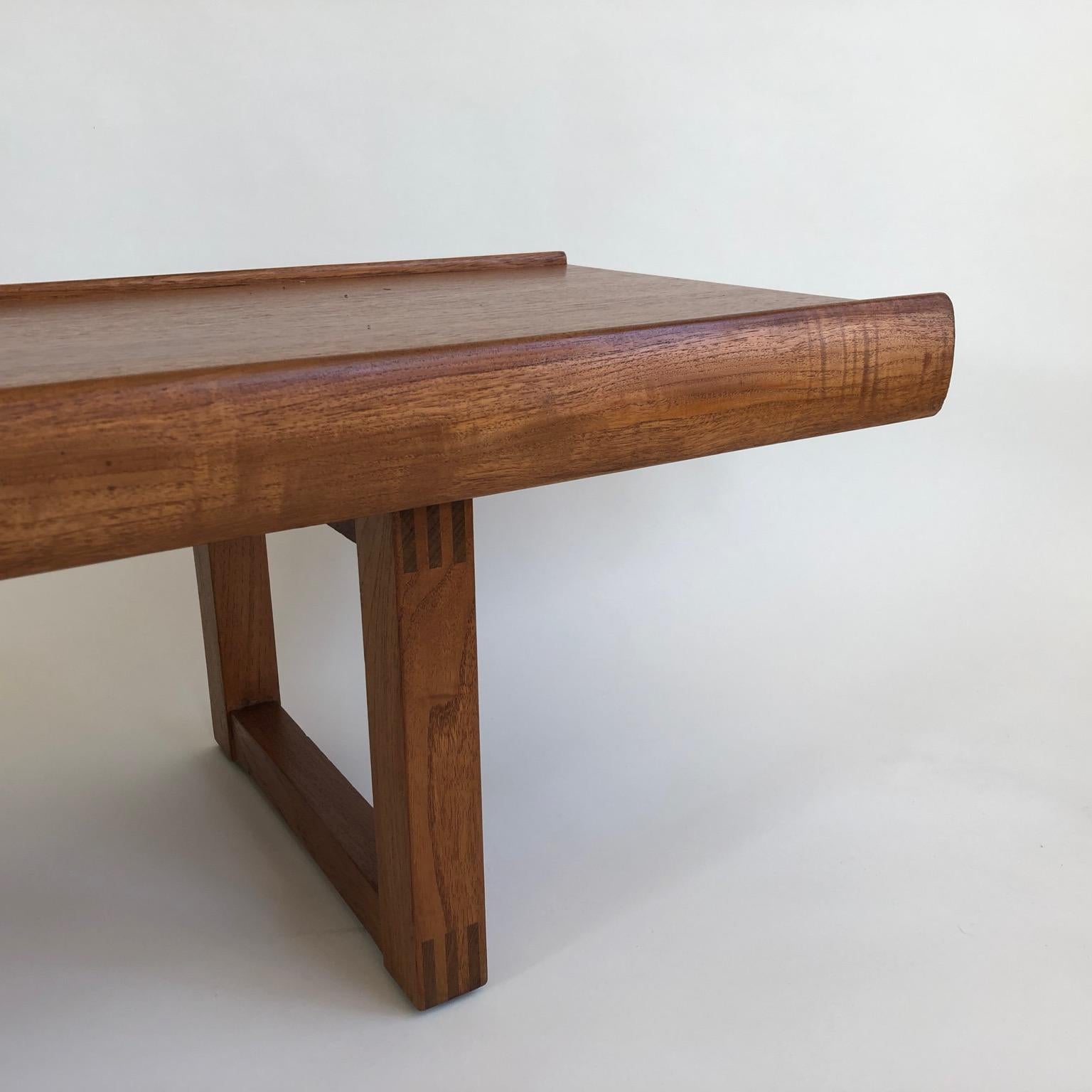 Midcentury Long, Low and Heavy Scandinavian Bench or Coffee Table, circa 1960s In Good Condition In London, Fitzrovia