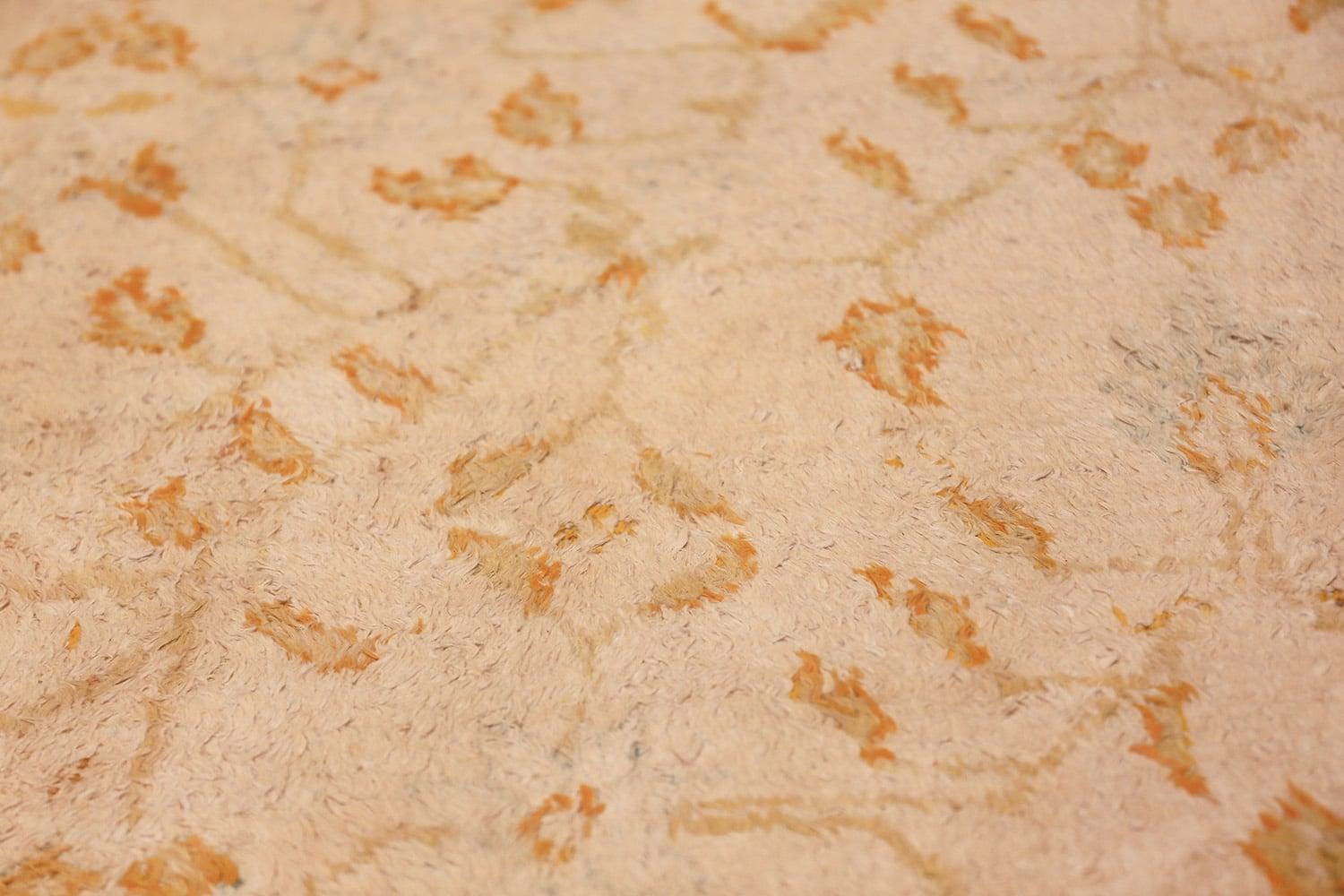 Tappeto Runner lungo e stretto di lusso avorio indiano Agra Antique 4'6
