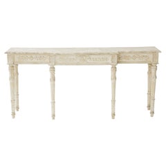 Long and Narrow Painted Louis XVI Console