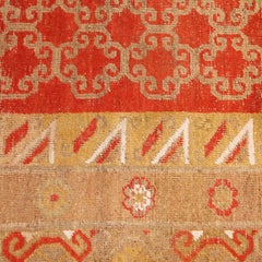 Antique Khotan Carpet. Size: 7 ft 2 in x 14 ft 2 in
