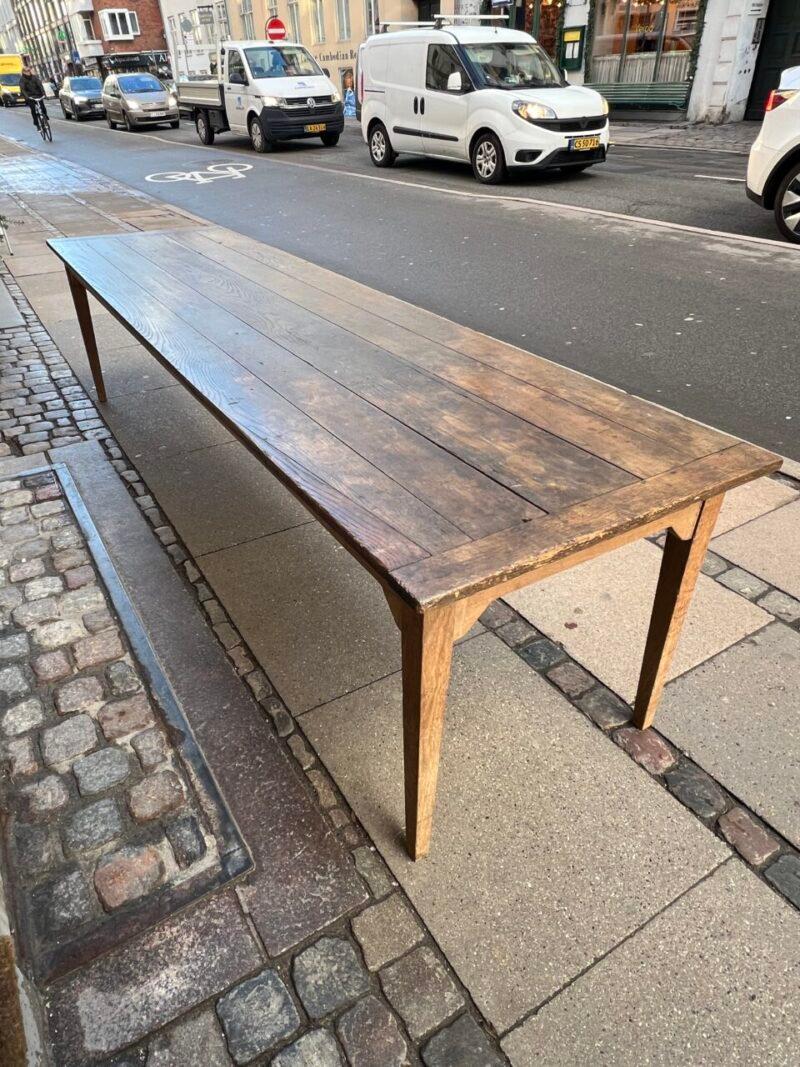 Table longue et large, France, fin du 19e siècle - Magnifique Patina en vente 1