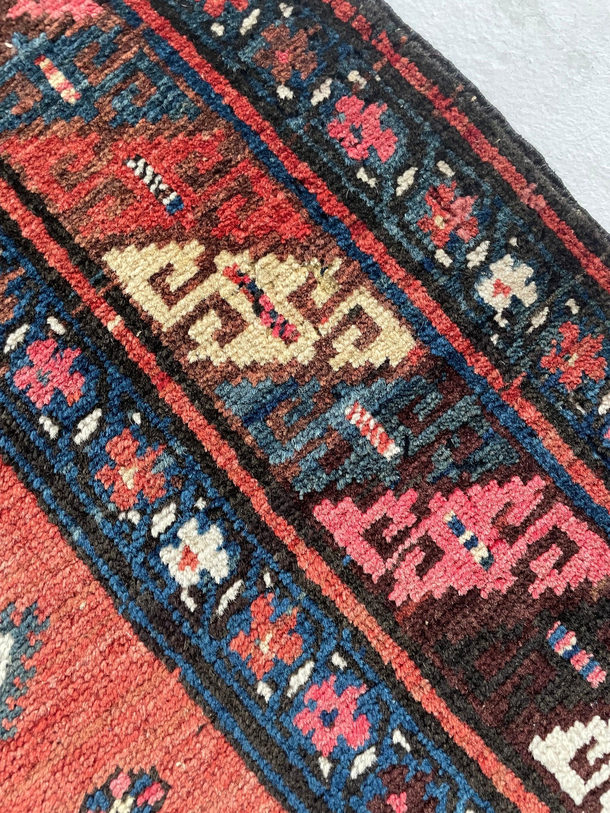 Long Antique Caucasian Runner, c.1920-30's For Sale 6