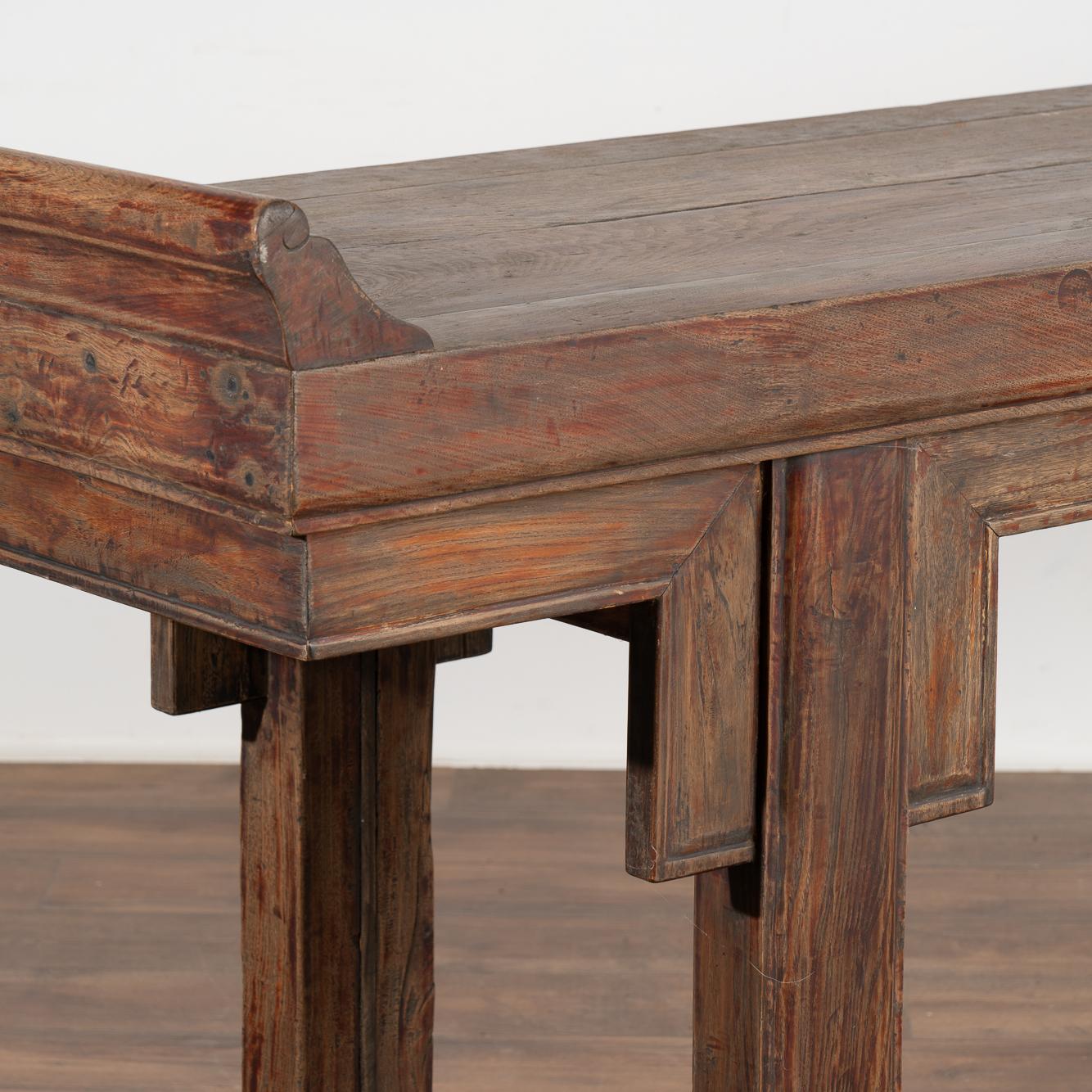 18th Century Long Antique Chinese Console Table Alter Table, circa 1780-1800