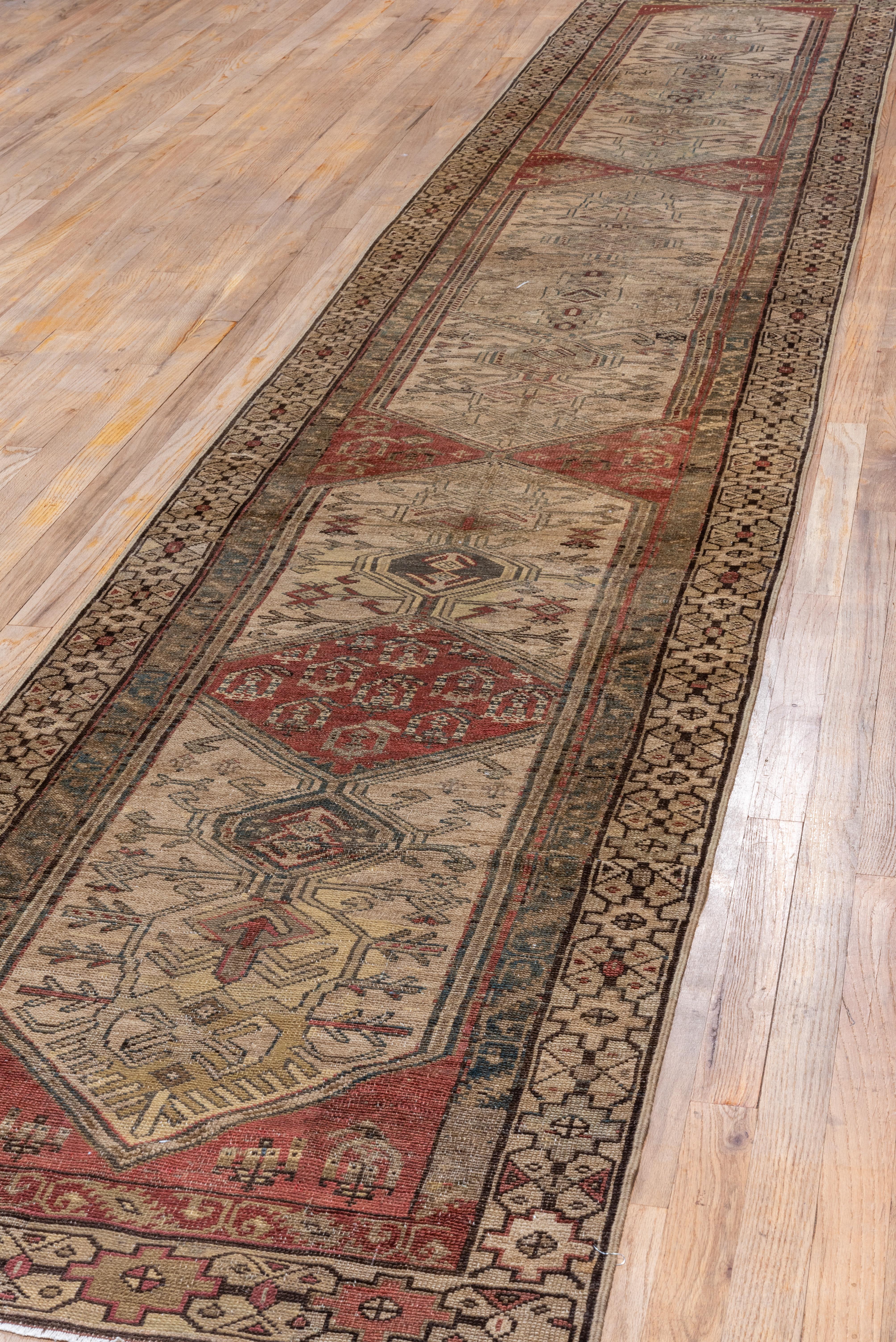 Early 20th Century Long Antique North West Persian Runner, Circa 1920s For Sale