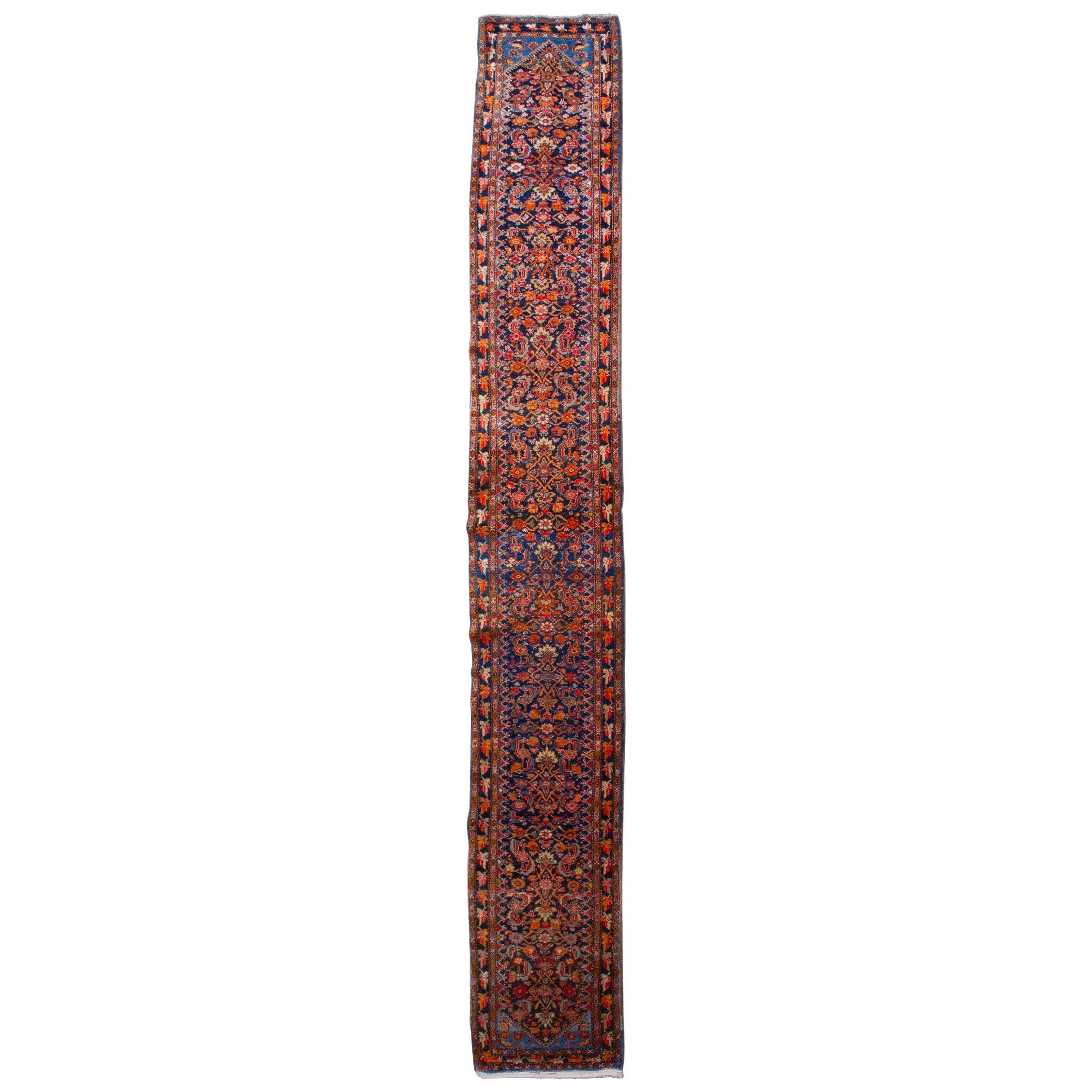Langer antiker orientalischer Läufer