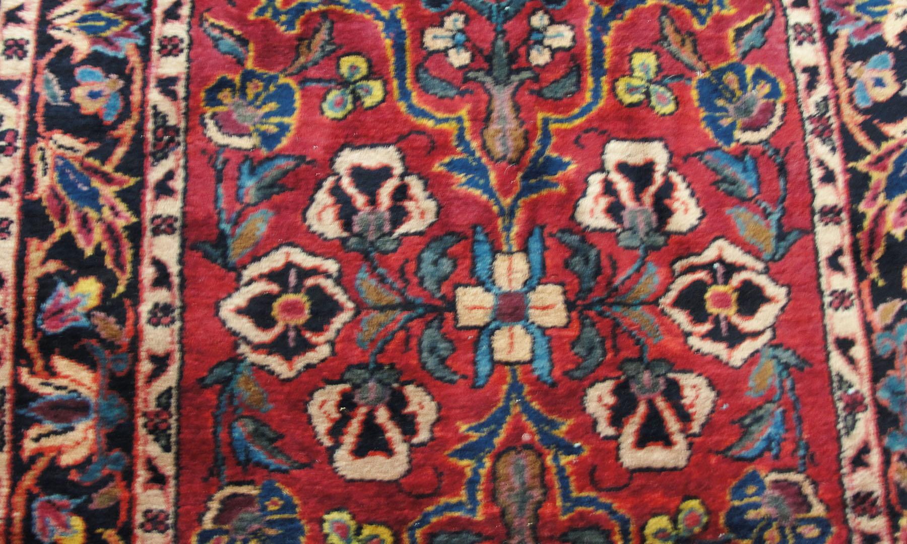 Hand-Knotted Antique Persian Lilihan Runner, 2'8