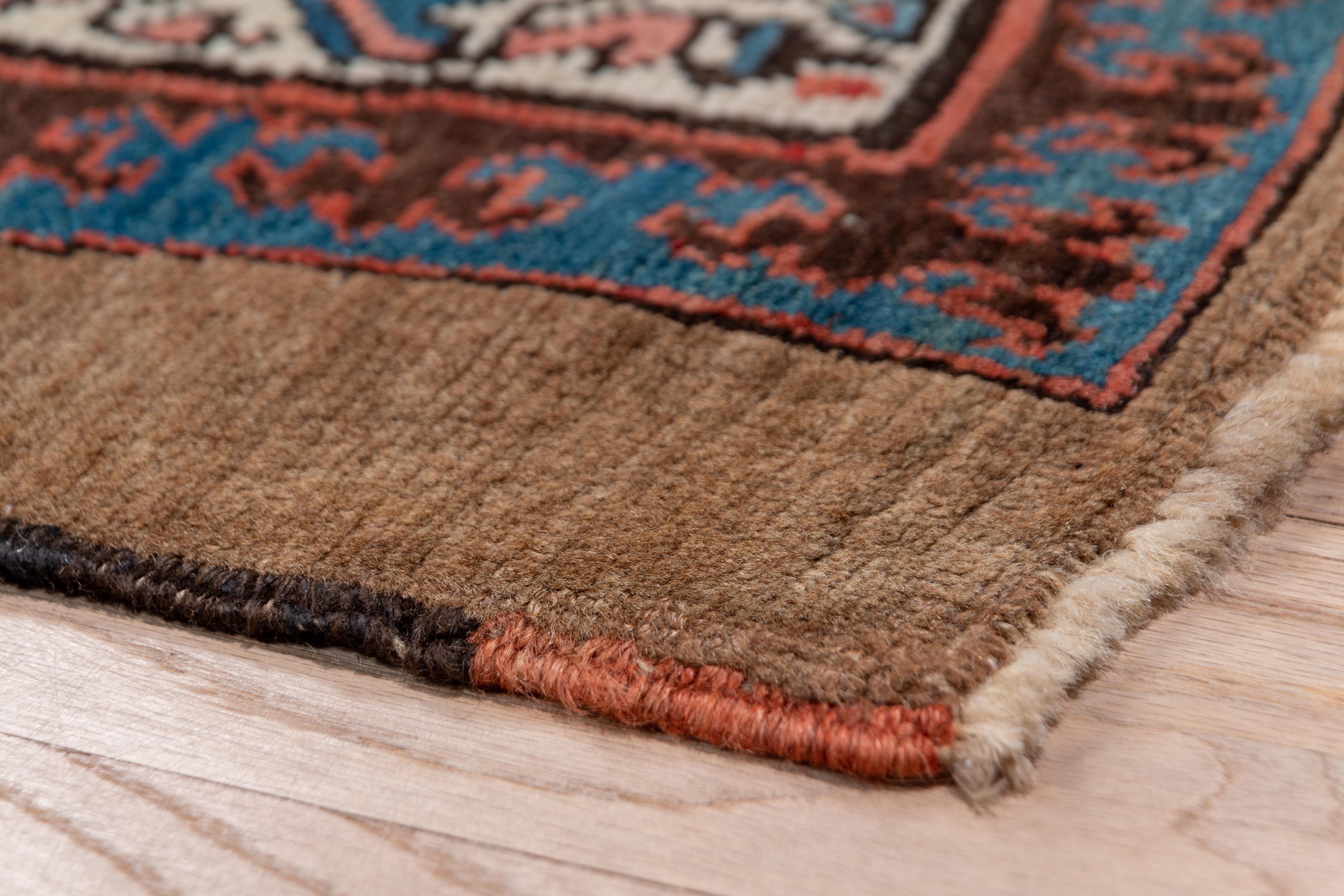 Hand-Knotted Long Antique Sarab Runner For Sale