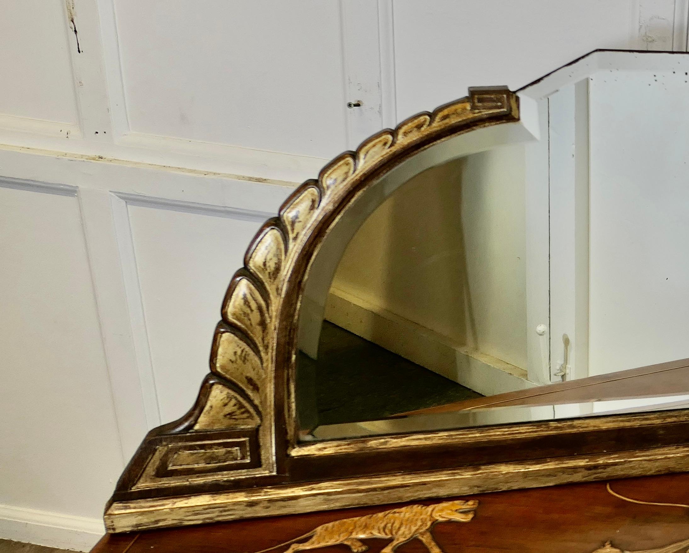 Specchio lungo in stile Deco Mirror In condizioni buone in vendita a Godshill, Isle of Wight