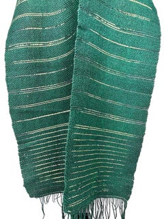 Long Berber scarf in hand-woven wool - Tunisia Circa 1960