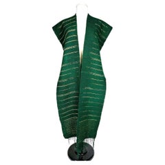 Long Berber scarf in hand-woven wool - Tunisia Circa 1960
