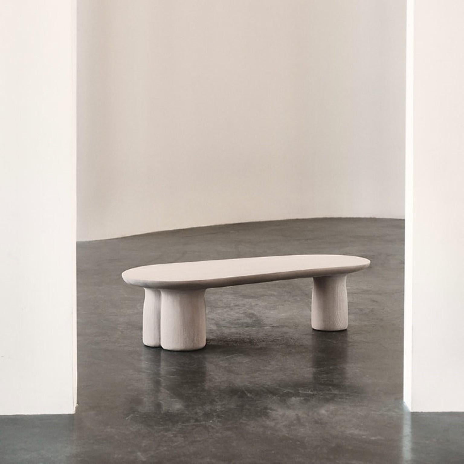 Contemporary Long Black Coffee Table by Faina For Sale