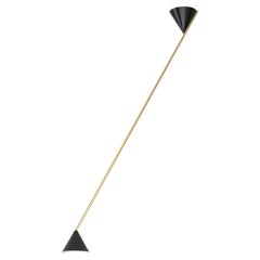 Long Black Hat Ceiling Light by Atelier Areti