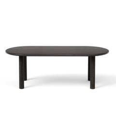 Long Black Paul Dining Table by NOOM