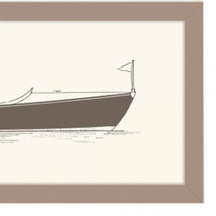 "Long Boat I" Giclee Art Print