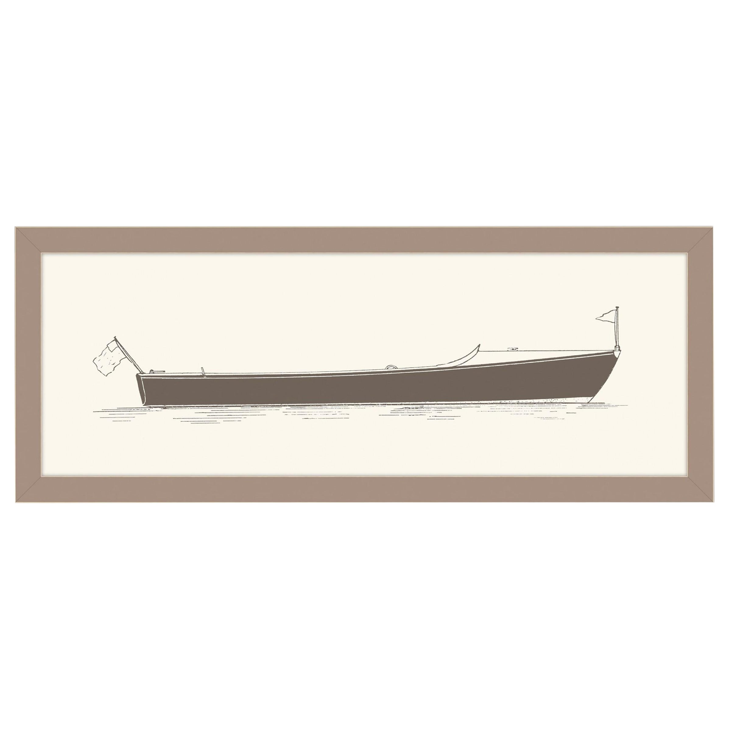 "Long Boat I" Giclee Art Print