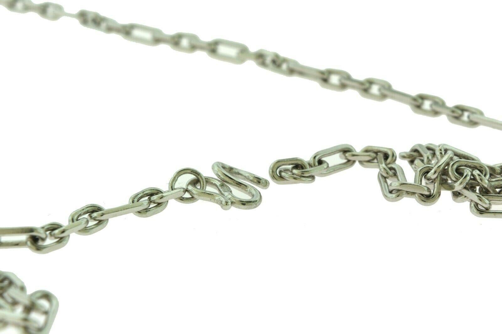 platinum box chain necklace