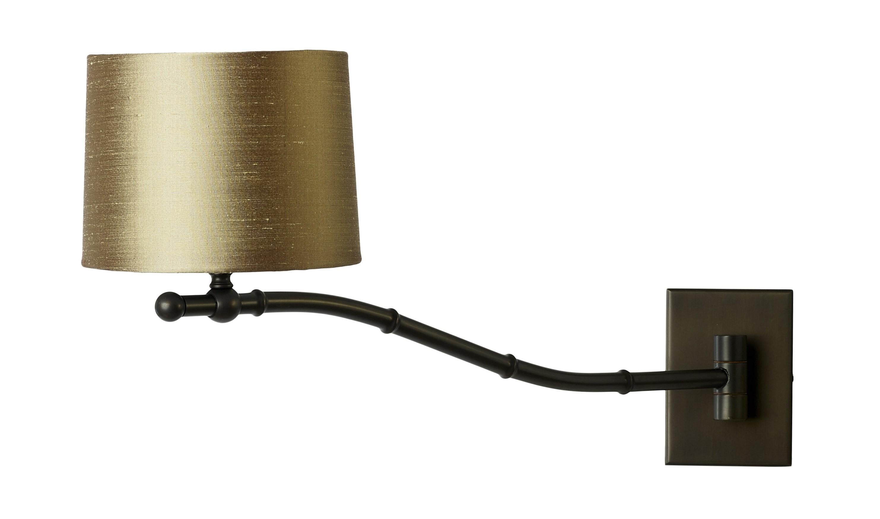 XXIe siècle et contemporain Applique murale à bras pivotant en laiton et finition bronze mat en vente