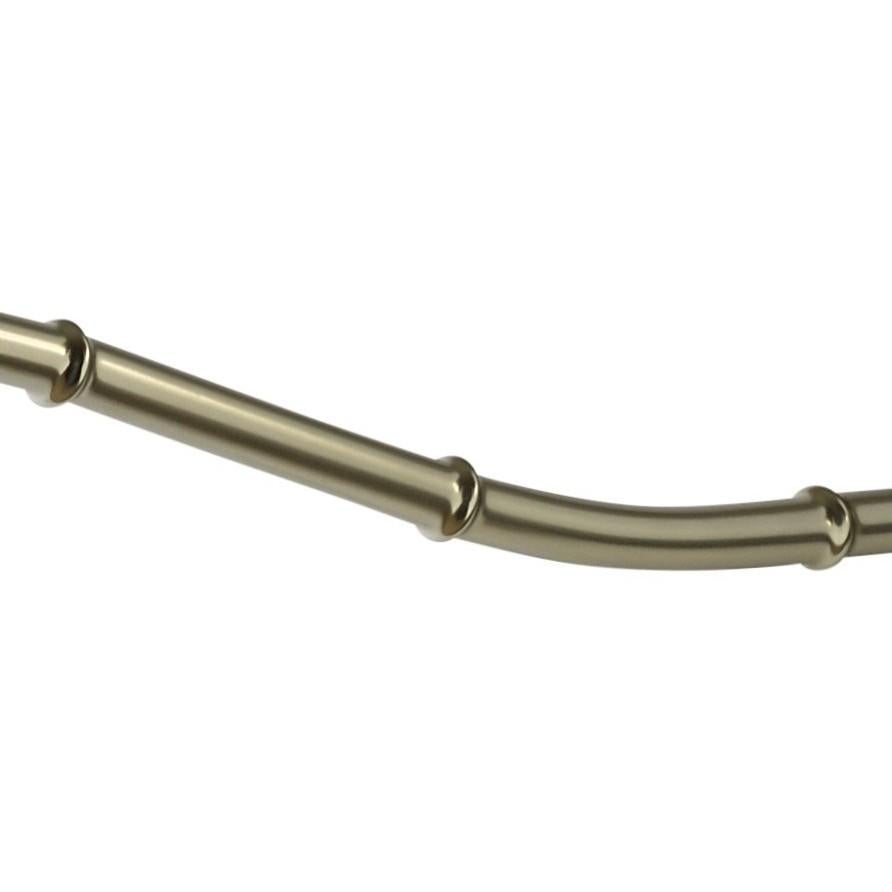 Applique Long Brass Bamboo Swing Arm con finitura in nichel opaco In condizioni Nuovo in vendita a London, GB