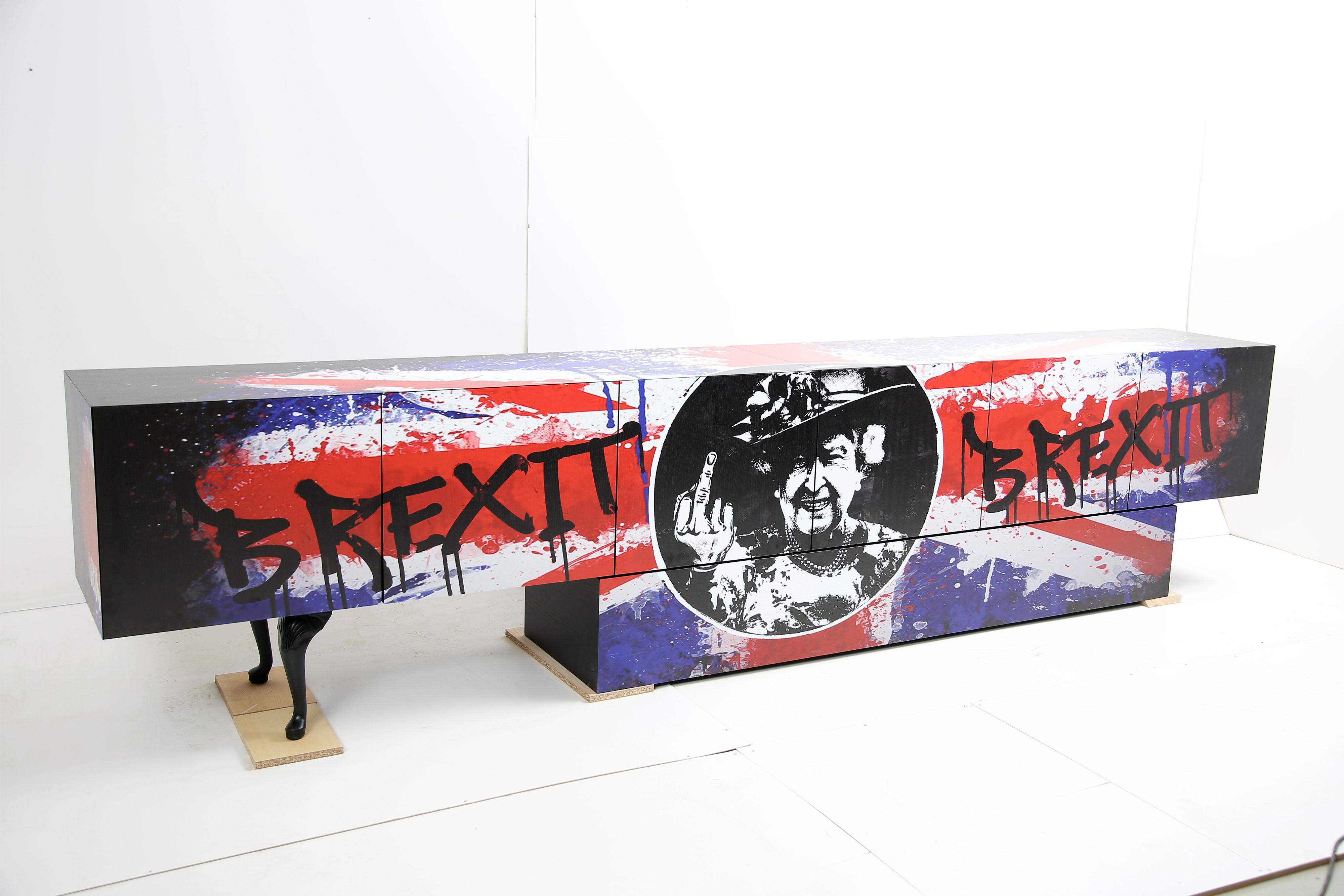 Contemporary Long Brexit Sideboard For Sale