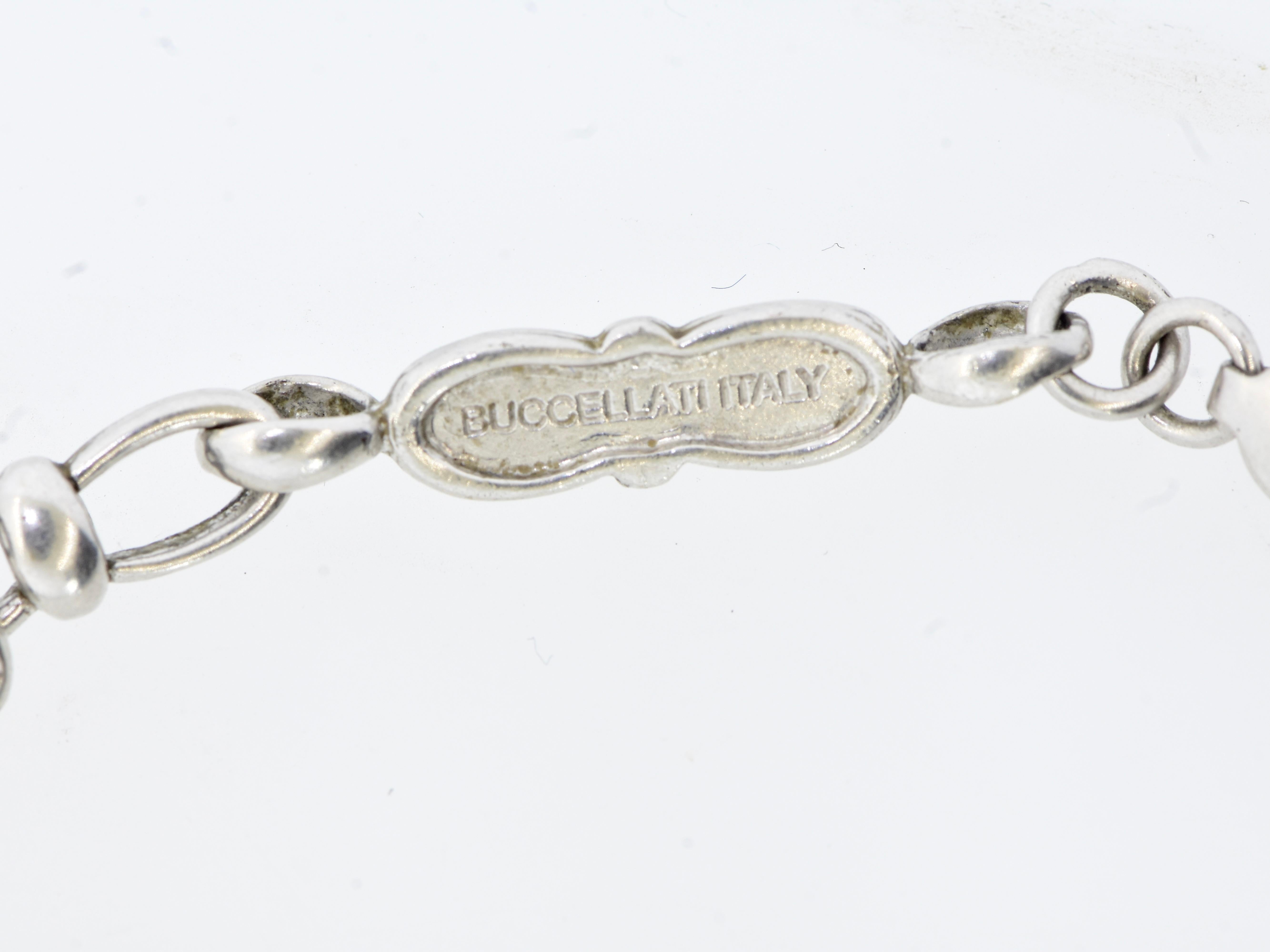 Catena lunga vintage Buccellati Gardenia Collection in oro vermeil più grande d'argento in vendita 3