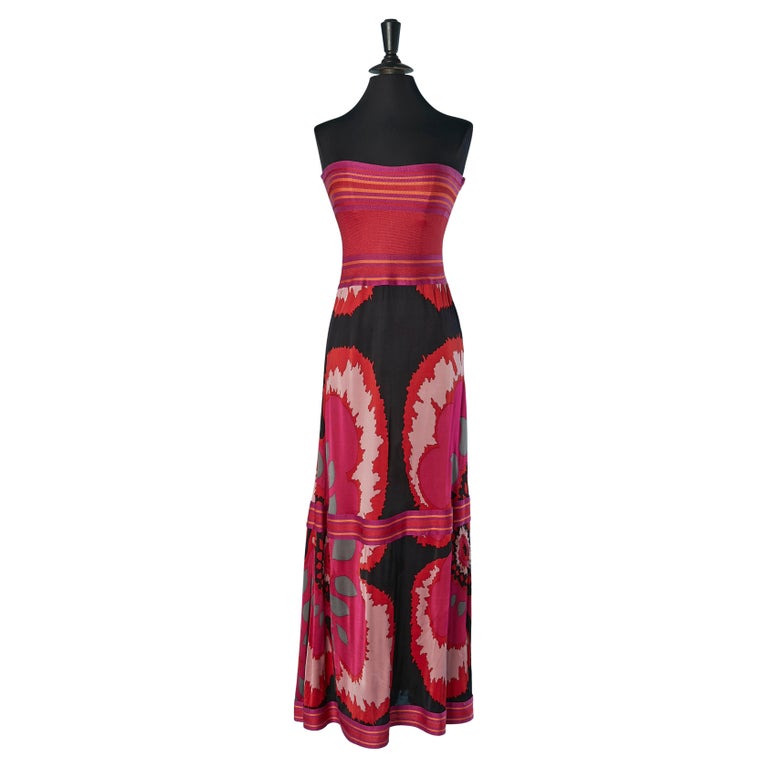 m missoni red dress Missoni Red Ribbed Knit Maxi Dress M (IT 42) Missoni