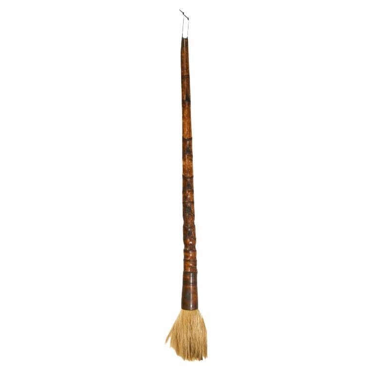 Longue calligraphie Bouddha cloche bambou 25" Brush 3
