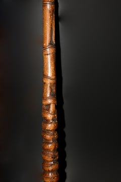 Long Calligraphy Brush Buddha's Belly Bamboo 25" Brush 1
