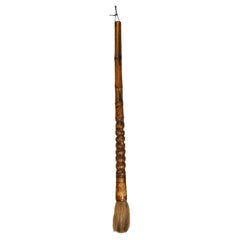 Long Calligraphy Brush Buddha's Belly Bamboo 25" Brush 1