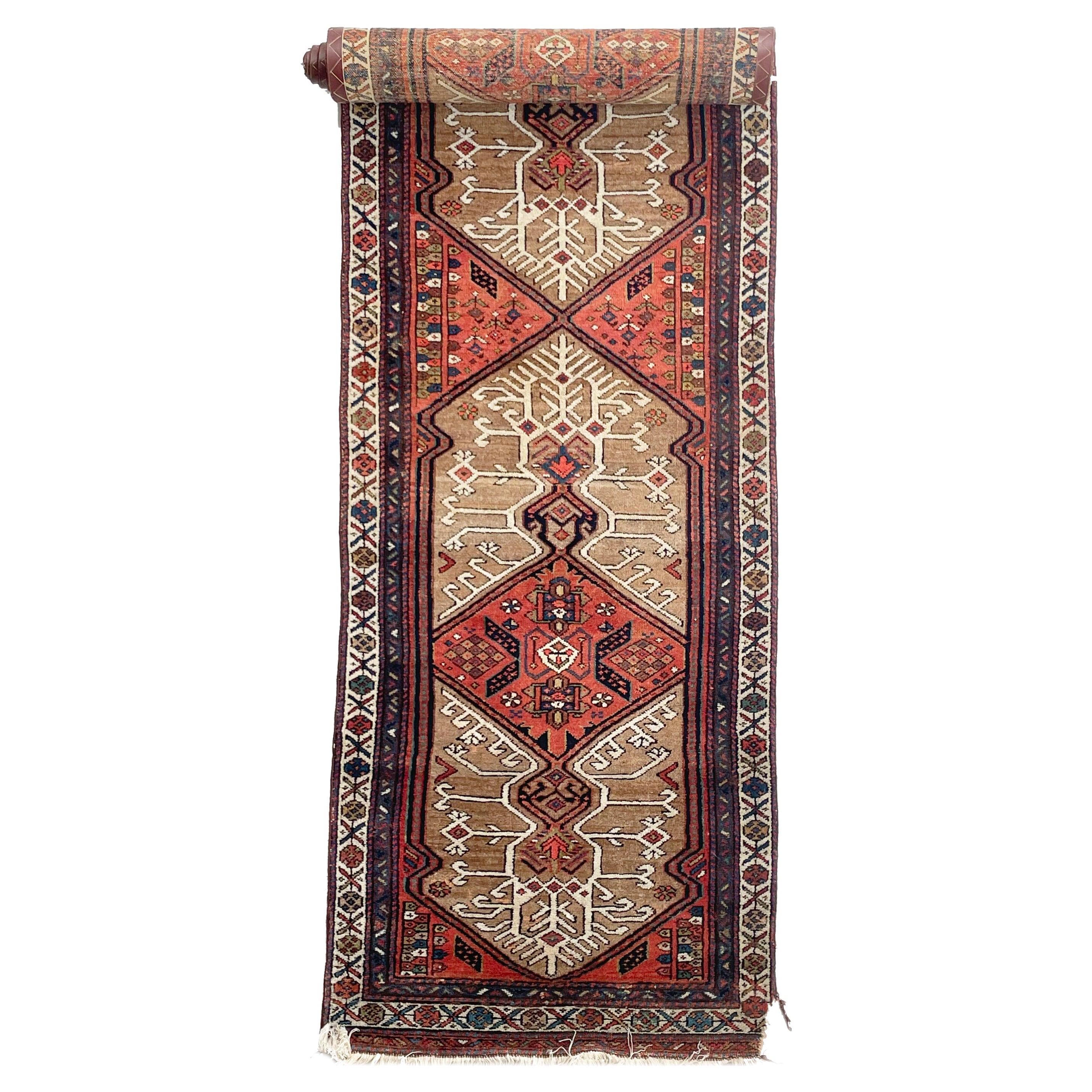 Langer Kamelhaar-Läufer, ca. 1920''s im Angebot