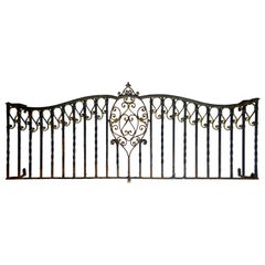 Long Cast Iron Window Guard with Shield