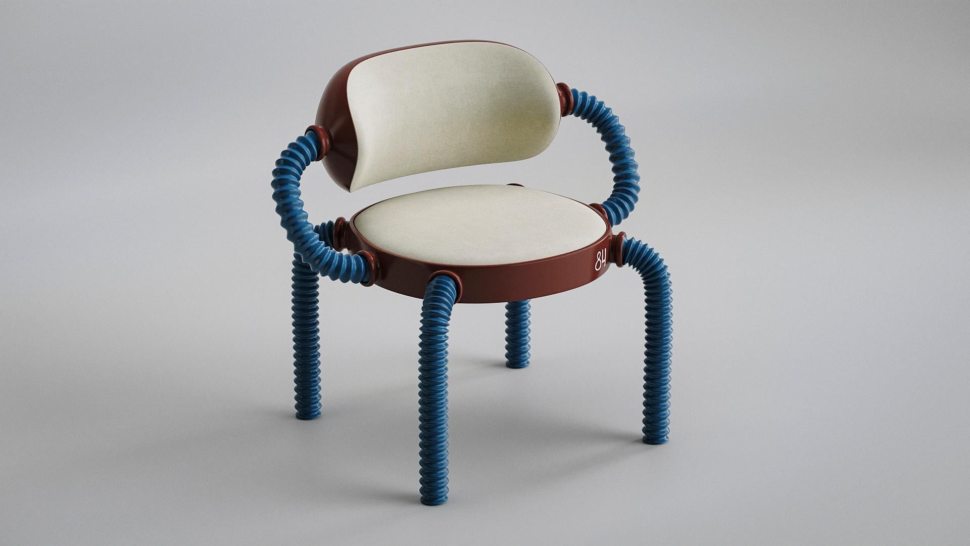 Thai Contemporary Limited Edition Mixed Media Chair Long Chair by Taras Yoom For Sale