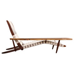 Long Chair with Single Free Form Arm, by George Nakashima, 1961