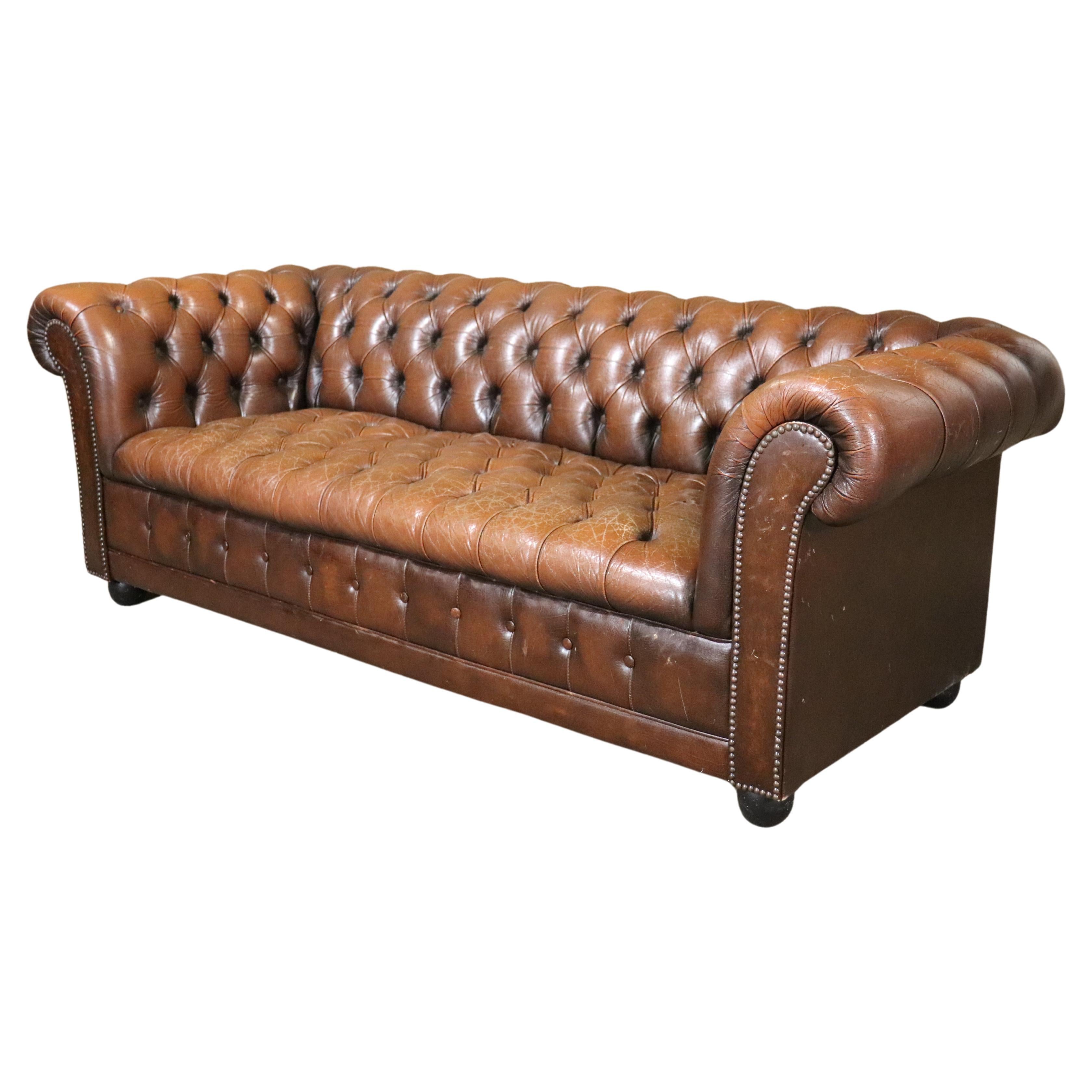 Long Chesterfield Sofa For Sale