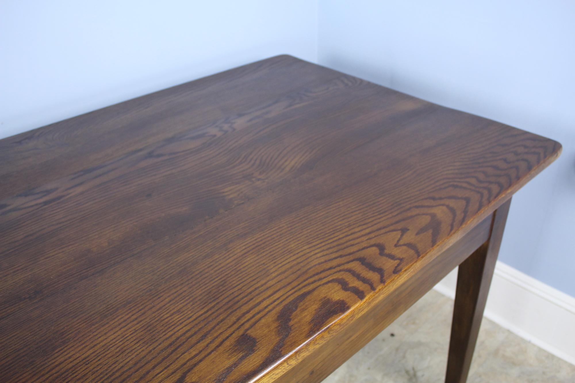 Long Chestnut Farm Table, Custom Made for Briggs House 2