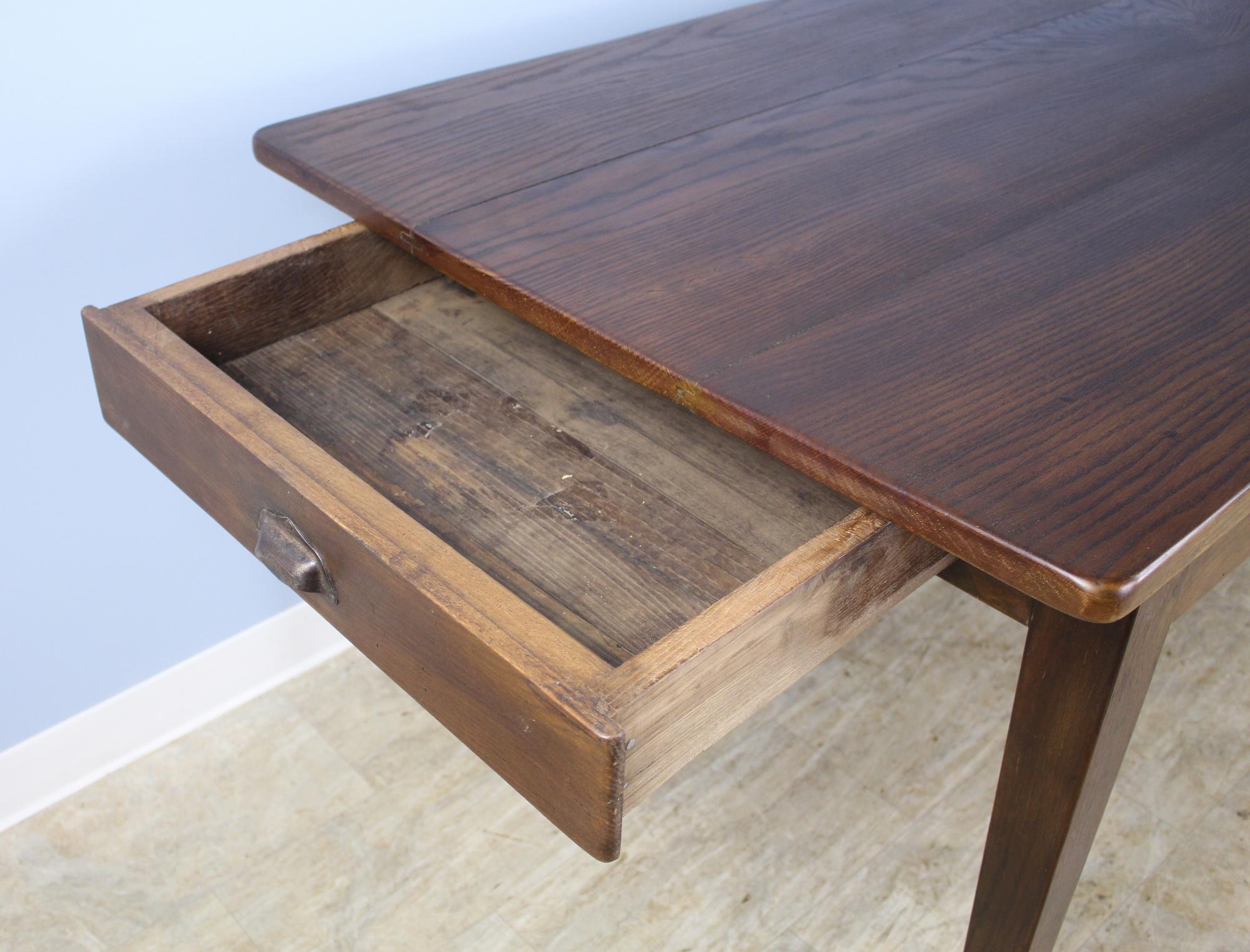 Long Chestnut Farm Table, Custom Made for Briggs House 3