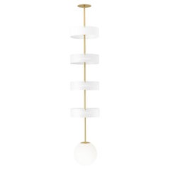 Long Circles and Globe Pendant Light by Atelier Areti